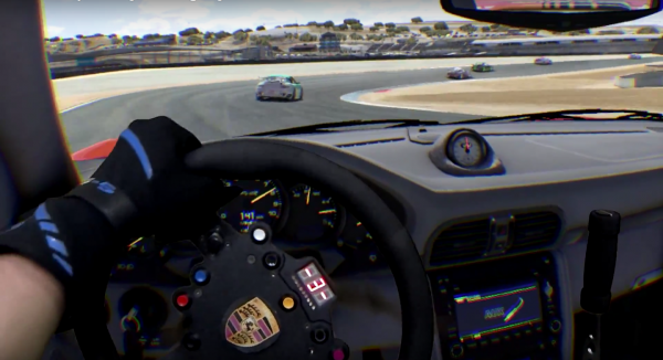 Mixed Reality RUF GT3 Race Around Laguna Seca 