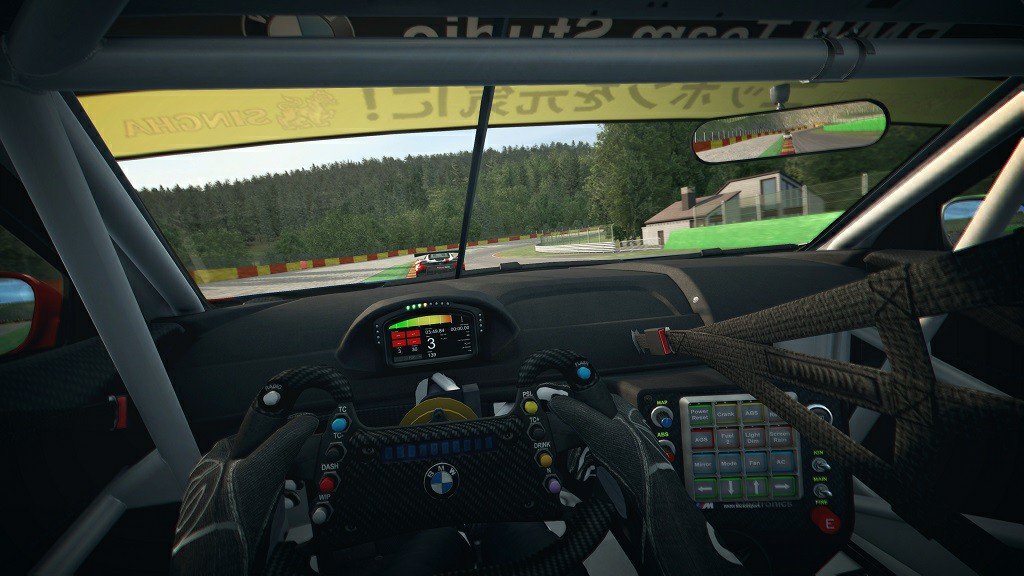 RaceRoom BMW M6 GT3 interior