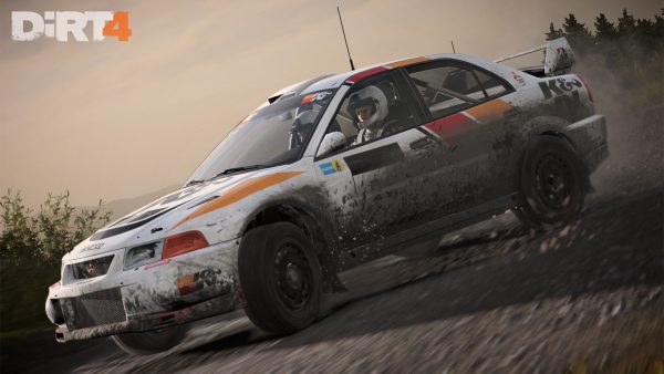 DiRT 4 Mitsubishi Evo sideways