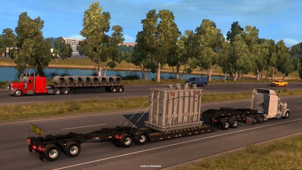 American Truck Simulator heavy cargo preview 2