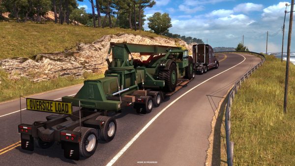 American Truck Simulator heavy cargo preview 3