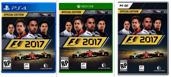 F1 2017 Americas boxart