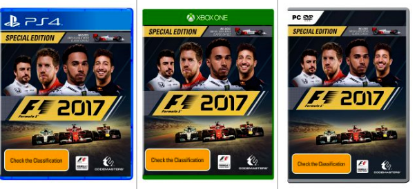 F1 2017 Australia boxart