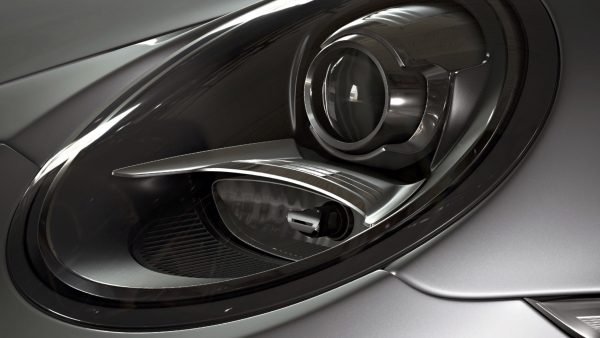 Gran Turismo Sport Porsche GT3 headlight close-up