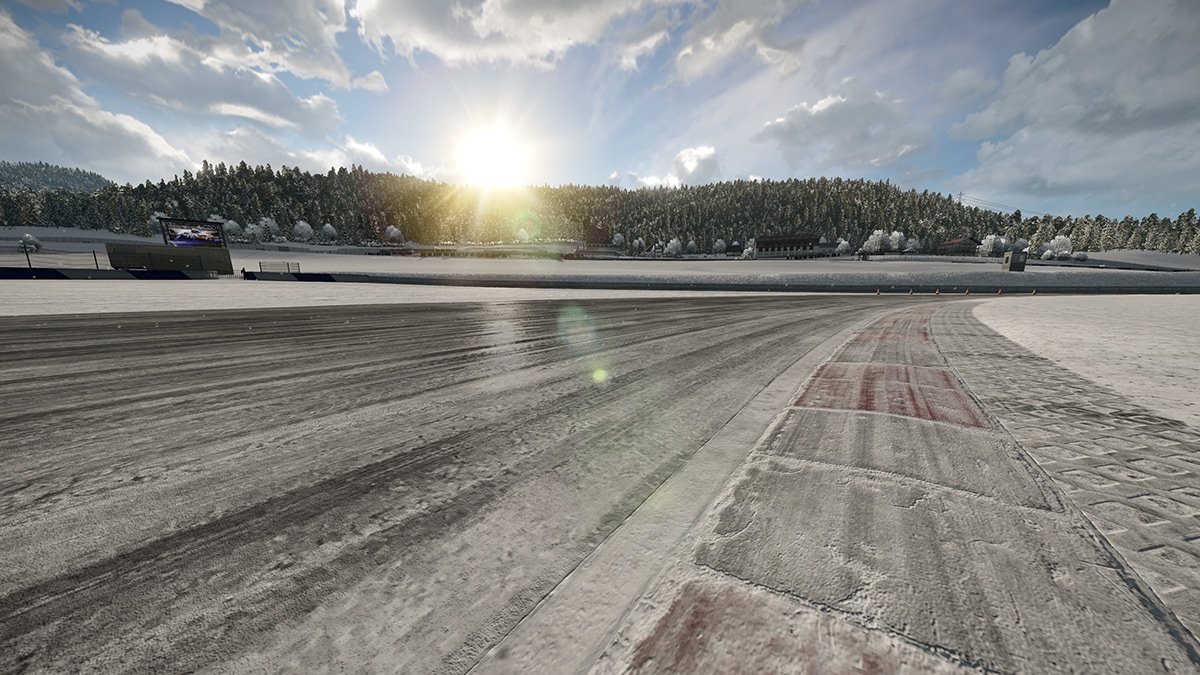 Project CARS 2 snowy track