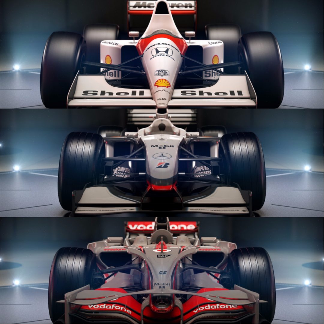 F1 2017 final three McLarens