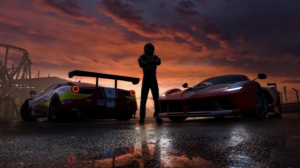 Forza Motorsport 7 2 Ferraris and driver