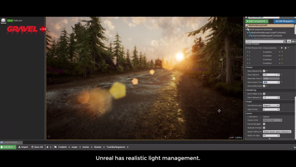 Gravel lighting