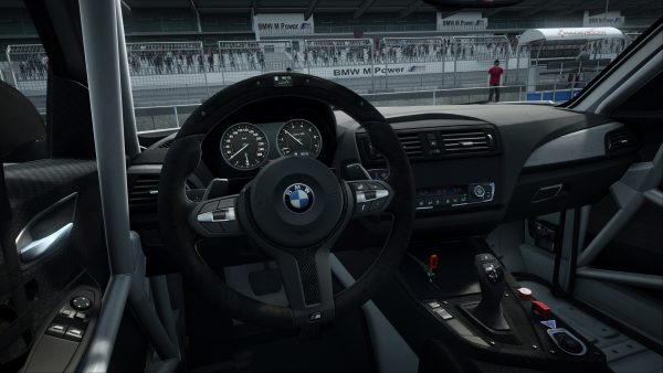 RaceRoom BMW M235i cockpit
