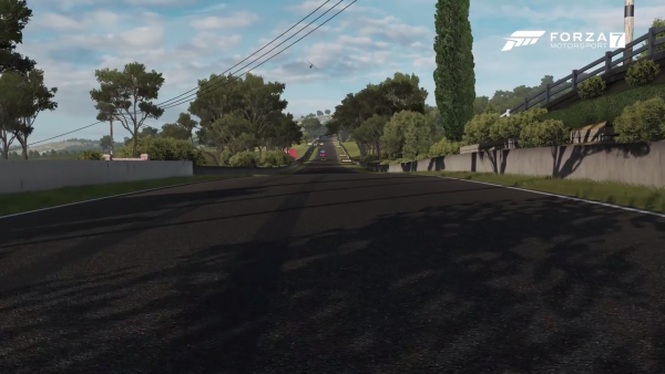 Forza Motorsport 7 Bathurst straight shadows