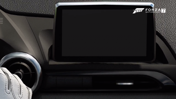 Forza Motorsport 7 Mazda MX 5 infotainment display
