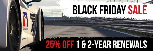 iRacing Black Friday sale