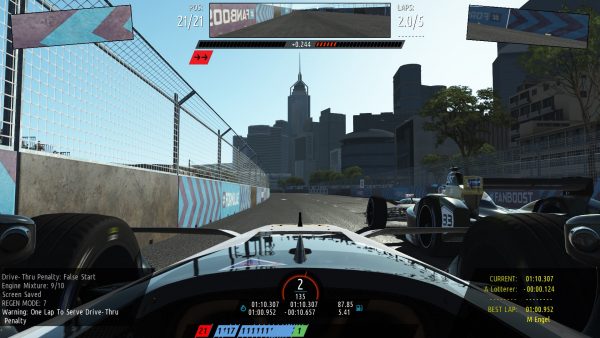 rFactor 2 Formula E New HUD