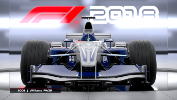 F1 2018 2003 Williams FW25
