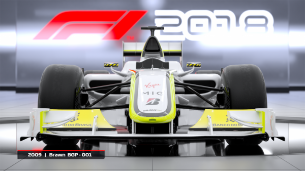 F1 2018 2009 Branw BGP-001