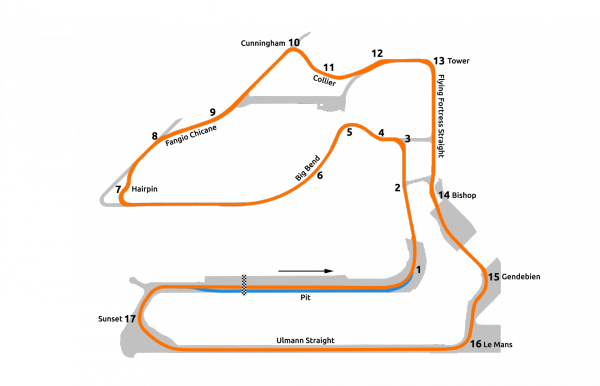 rFactor 2 July roadmap Sebring 12-hour layout