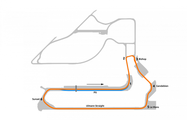 rFactor 2 July roadmap Sebring School Layout