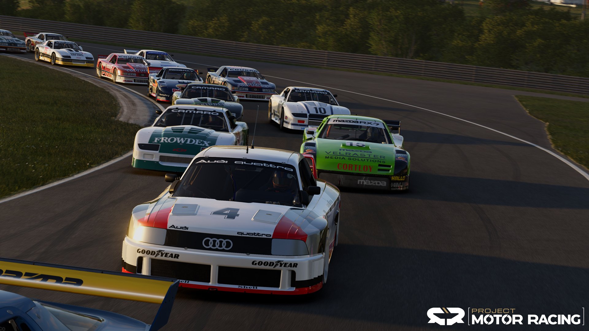 Group 5 cars racing in Project Motor Racing during the launch period covered in Straight4’s layoffs announcement