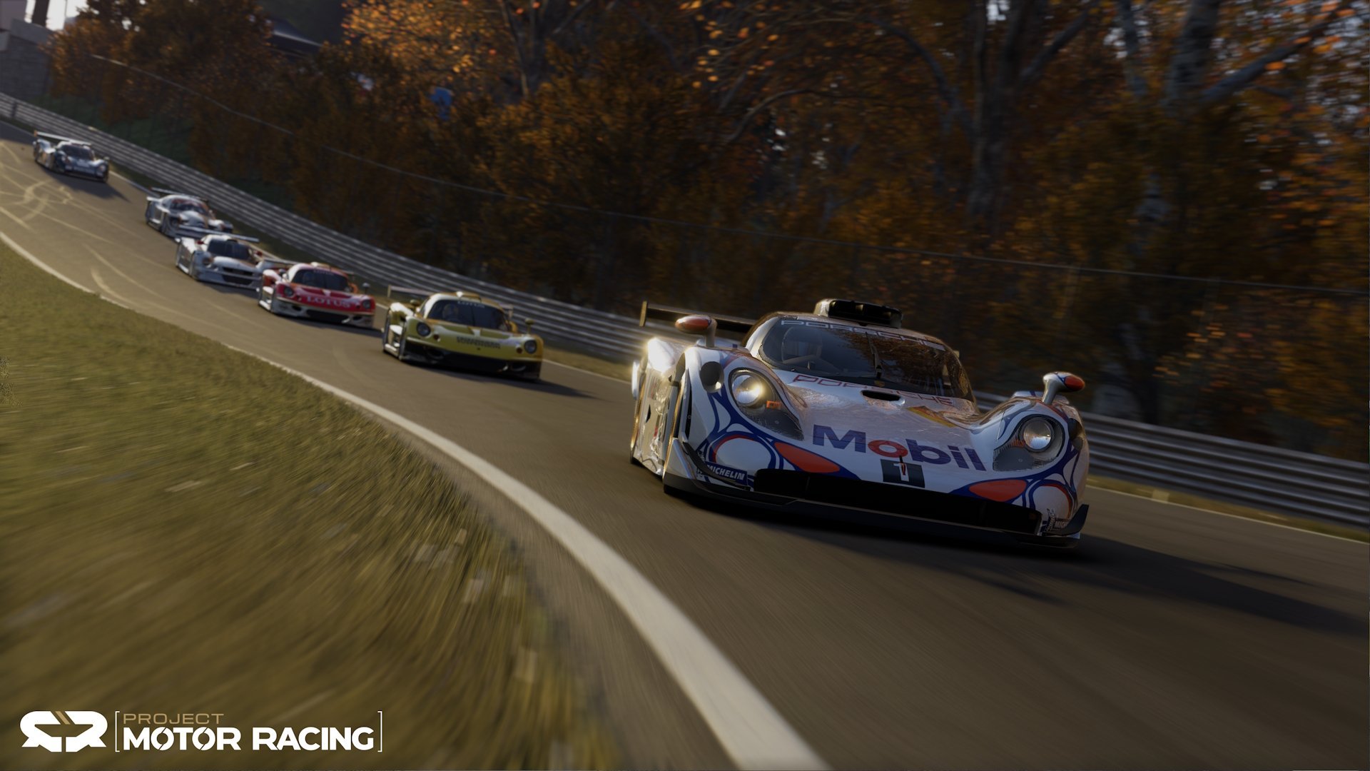 Prototype class racing in Project Motor Racing highlighting handling updates included in the latest patch