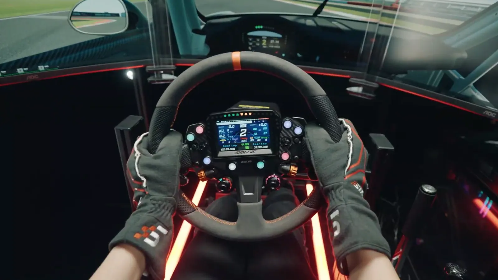 Simagic new wheels unidentified steering wheel spotted in drift bundle video