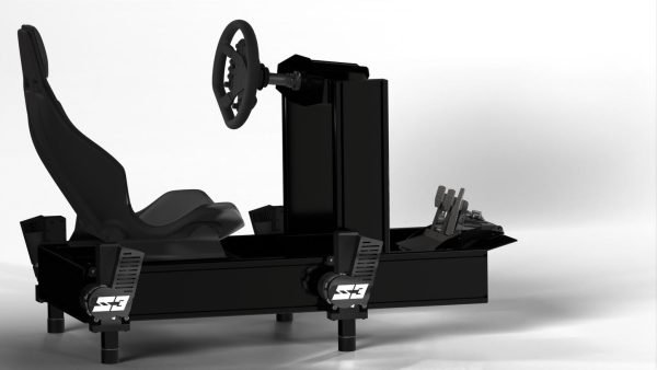 Simrig SR3 review motion system full rig setup with triple monitors