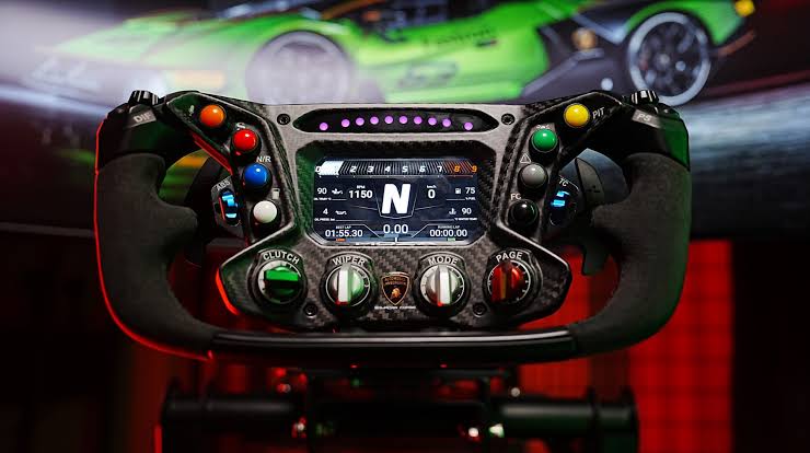 Moza x Lamborghini officially licensed sim racing wheel