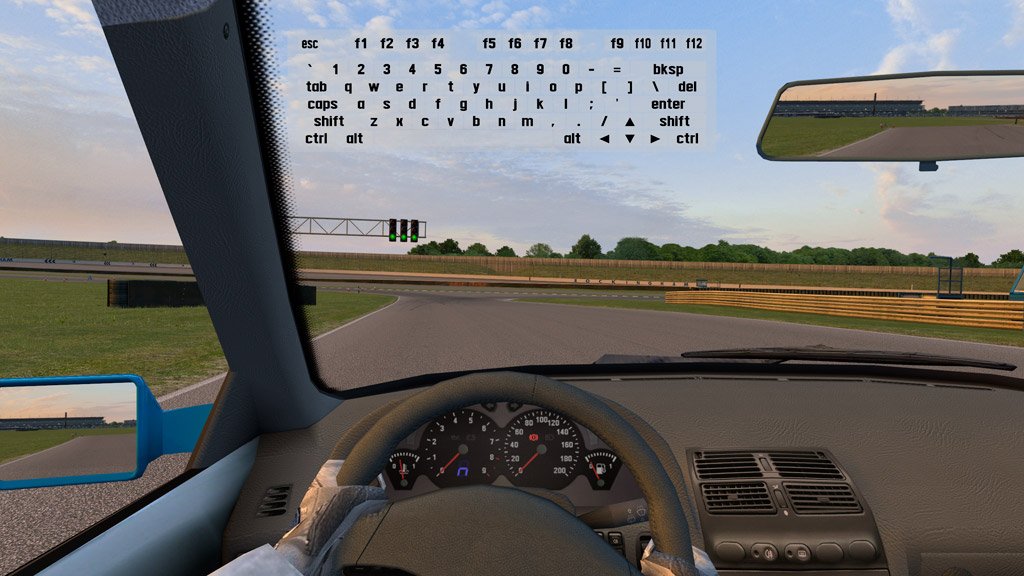 live for speed virtual keyboard vr